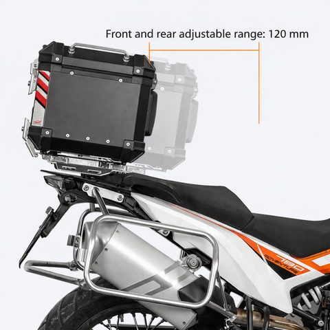 PIKE TRACKER Series Aluminum Alloy Side Cases Set 37L+37R