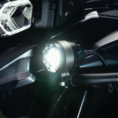 LOBOO L7S Auxiliary Lights (15,000LM) - Smart High/Low Beam LED Driving Lights with Wheel Controller & Flash-to-Pass