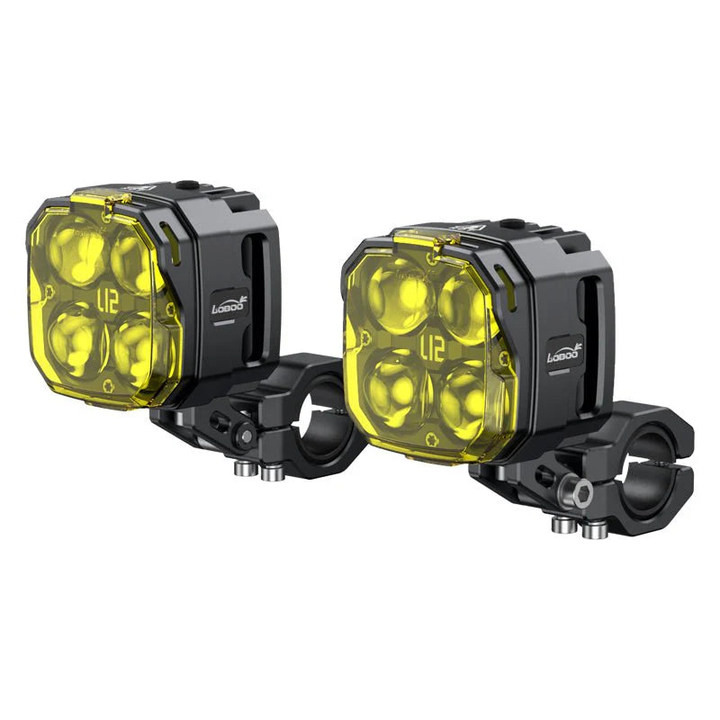 LOBOO L12T High&Low Beam Auxiliary Lights – Pair Press the horn to activate the quick flash warning light mode