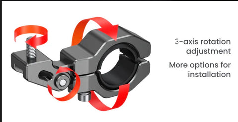LOBOO L12T High&Low Beam Auxiliary Lights – Pair Press the horn to activate the quick flash warning light mode