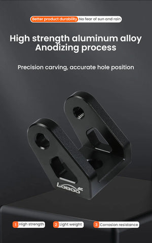 LOBOO Auxiliary Light Mount | Rotatable & Tilt Adjustable | CNC Aluminum