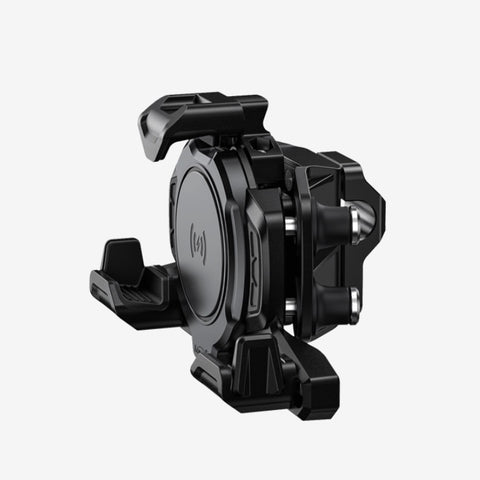 LOBOO PH02S Anti-Vibration Motorcycle Phone Mount - 15W Wireless & 24W Fast Wired Charging - Shock Absorbing Holder for iPhone/Samsung - Fits 22-28mm Handlebars & Mirros Intelligent compatible charging protocol