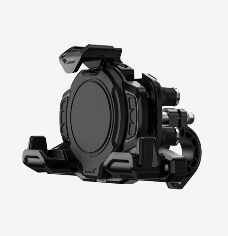 LOBOO PH02S Anti-Vibration Motorcycle Phone Mount -Non charging - Shock Absorbing Holder for iPhone/Samsung