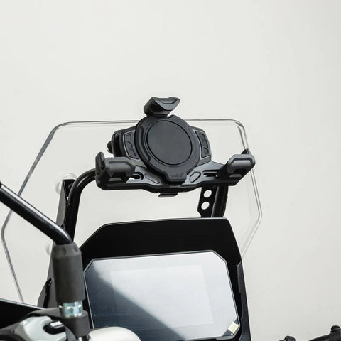 LOBOO PH02S Anti-Vibration Motorcycle Phone Mount -Non charging - Shock Absorbing Holder for iPhone/Samsung