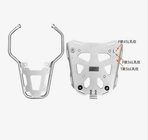 LOBOO PIKE TRACKER & TIBET Series Top Case Rack (Enhanced Version) BMW R1200 GS / R1200 GS ADV / R1250GS/ R1250 GS ADV