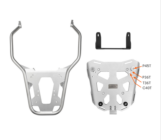 LOBOO PTC Series Top Case Rack BMW F900GS 2024+）