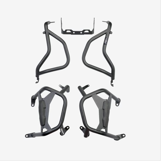 LOBOO Upper and Lower Crash Bar BMW R1300GS (2023-) BLACK