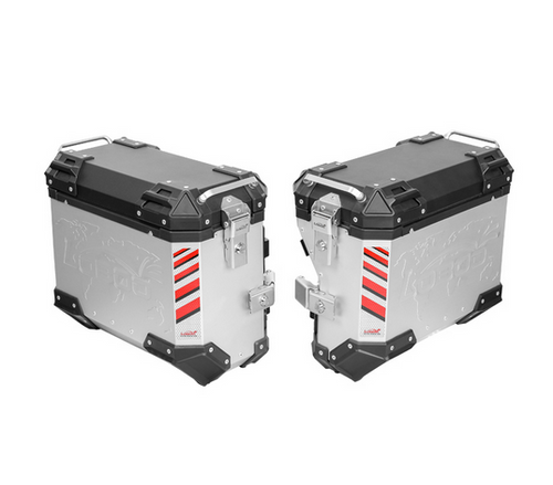 PIKE TRACKER Series Aluminum Alloy Side Cases Set 37L+37R