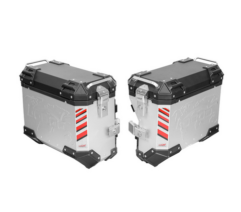 PIKE TRACKER Series Aluminum Alloy Side Cases Set 37L+37R