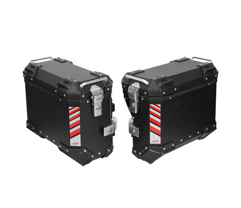PIKE TRACKER Series Aluminum Alloy Side Cases Set 37L+37R