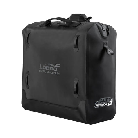 LOBOO Alps Inflatable Waterproof Side Bags (23L & 30L) | Shock-Absorbing Soft Panniers with Anti-Theft Lock