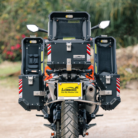 PIKE TRACKER Series Aluminum Alloy Side Cases Set 37L+37R